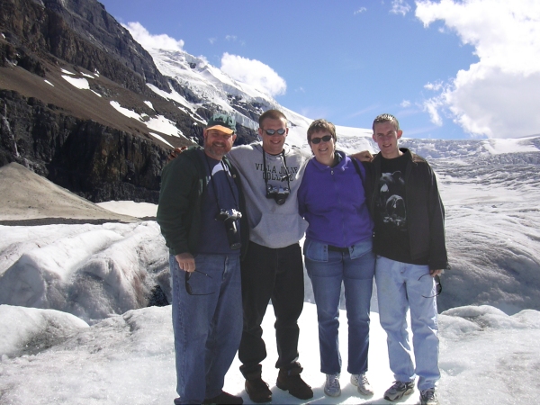 Family Photo at Icefields